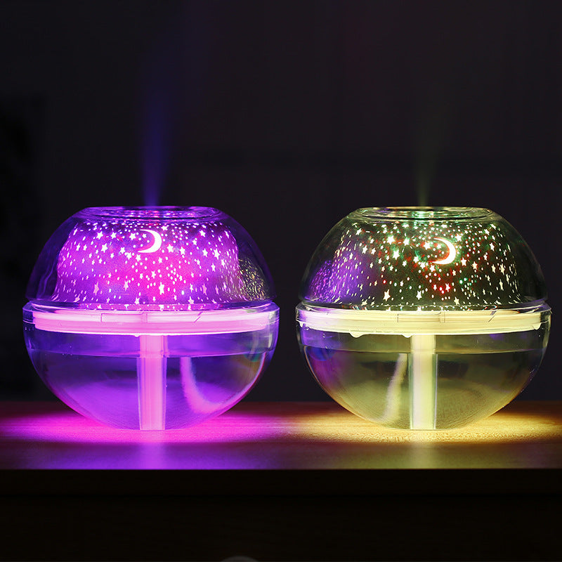 Projection lamp humidifier