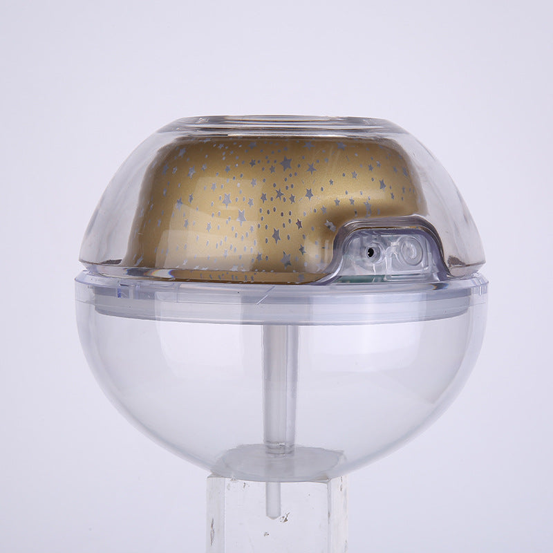 Projection lamp humidifier