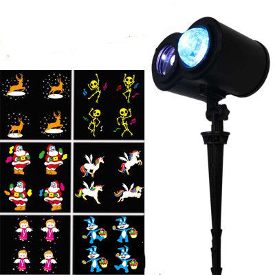 Double tube projection lamp