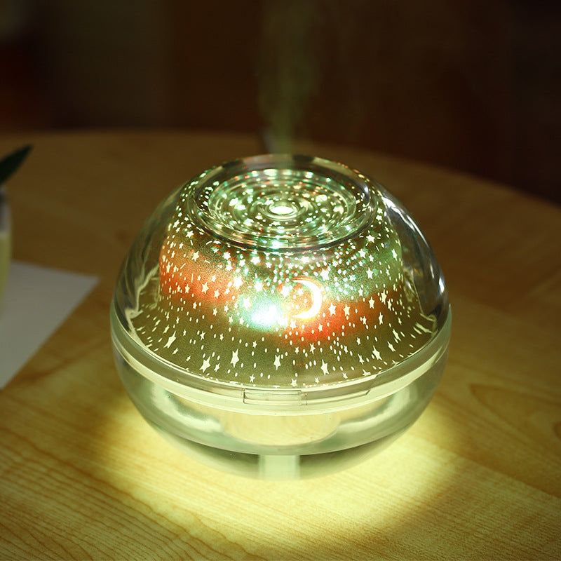 Projection lamp humidifier