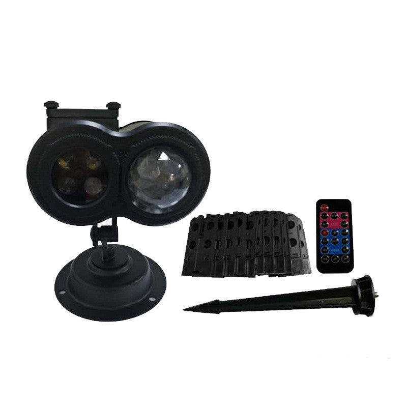 Double tube projection lamp