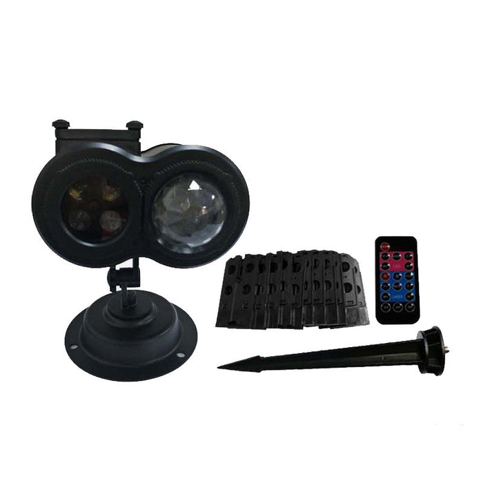 Double tube projection lamp