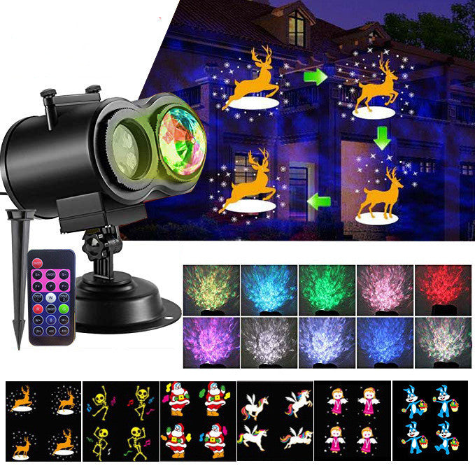 Double tube projection lamp