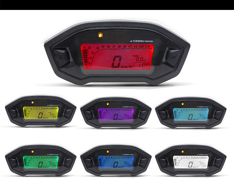 Tire Adjustable Speed Fuel Meter Mileage 6 Gears