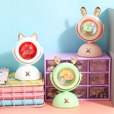 New Cute Pet Sunset Light Creative Birthday Gift Atmosphere Mini LED Projection Lamp Colorful