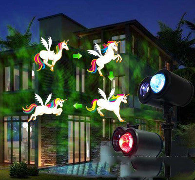 Double tube projection lamp