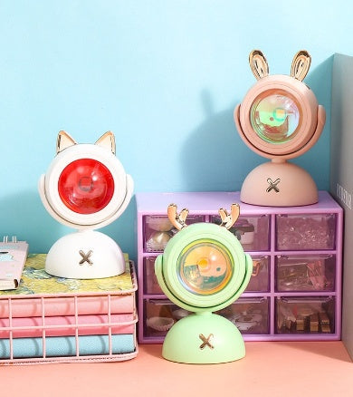 New Cute Pet Sunset Light Creative Birthday Gift Atmosphere Mini LED Projection Lamp Colorful